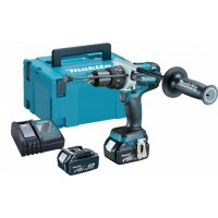 Makita DHP486RTJ smūginis gręžtuvas - suktuvas 2x5 Ah